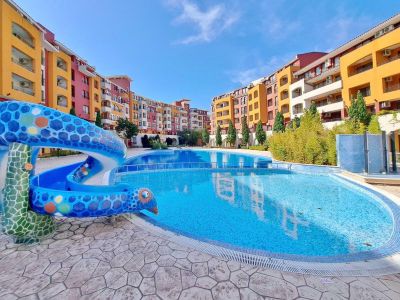Apartmán 2+kk s balkónom a bazénom Aheloy-Bulharsko - 20