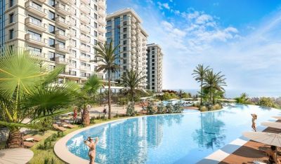 Lacné luxusné apartmány v pokojnej lokalite, Alanya - Mahmutlar Turecko  APM