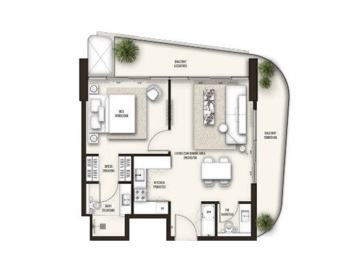 Apartmány v Dubaji, Condor Sonate Residences - 19