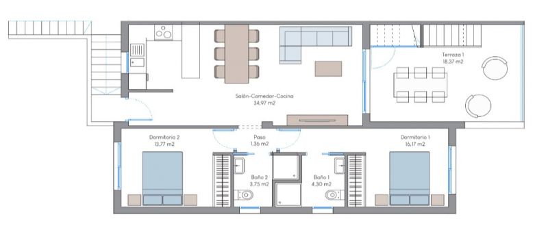 Apartmány Nalia Resort - Torrevieja, Španielsko - 22