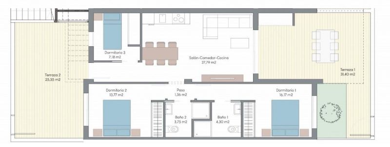 Apartmány Nalia Resort - Torrevieja, Španielsko - 23