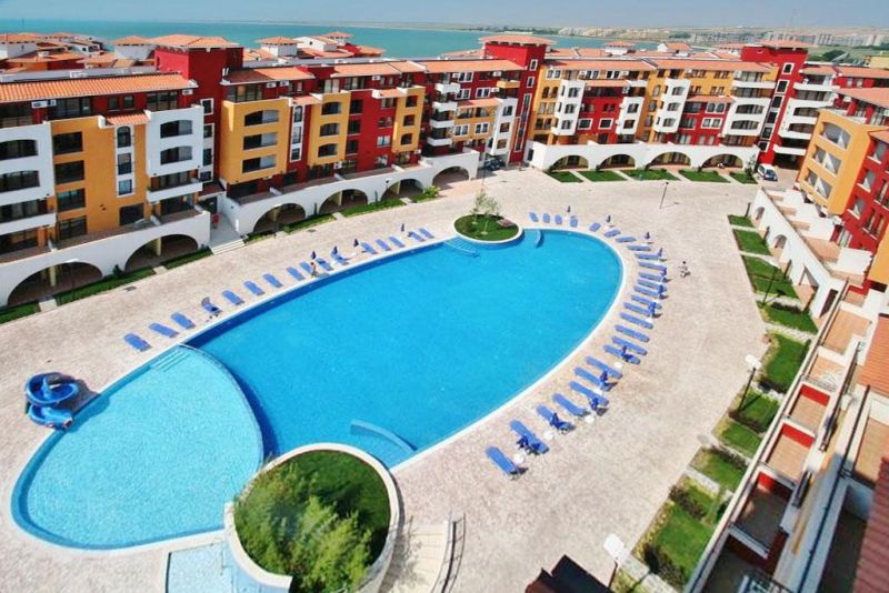 Apartmán 2+kk s balkónom a bazénom Aheloy-Bulharsko - 16