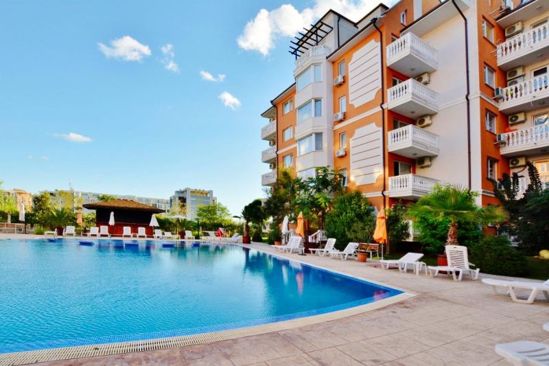 Apartmán 2+kk s balkónom a bazénom Slnečné Pobrežie, Bulharsko - 17