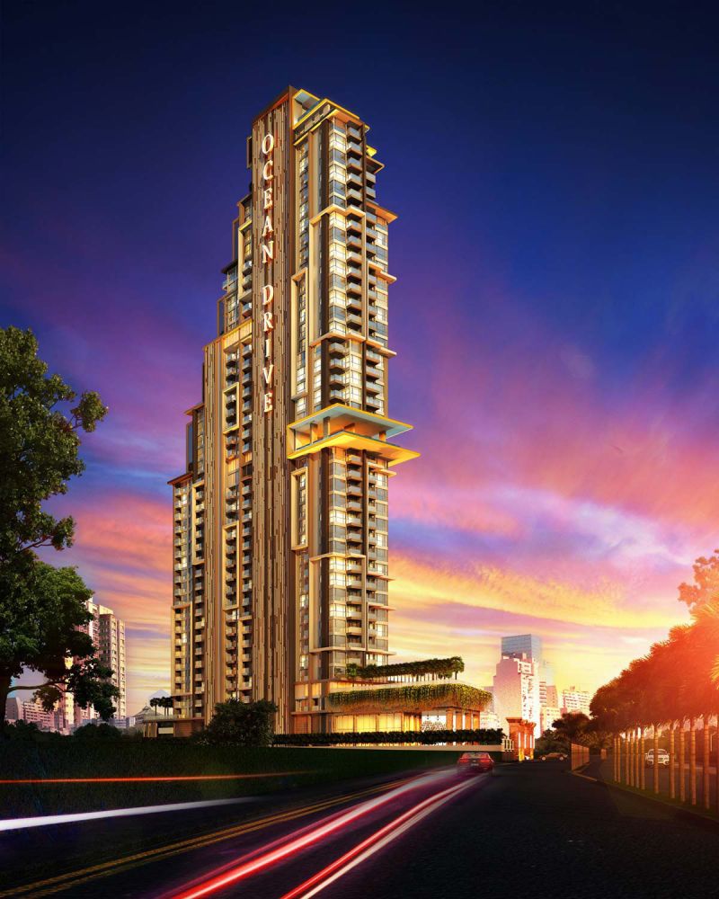 Apartmány The Riviera Ocean Drive, Pattaya-Thajsko - 1