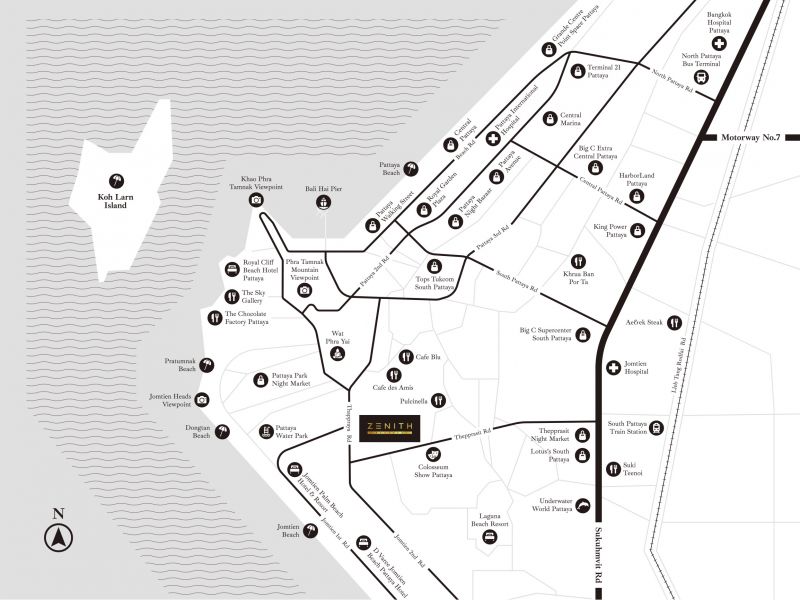 Apartmánový komplex ZENITH PATTAYA, Thajsko - 4