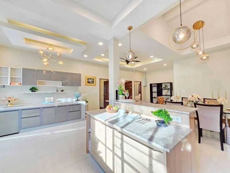 5 izbová vila s bazénom v Thajsku-Pattaya-jazero Map Prachan - 11