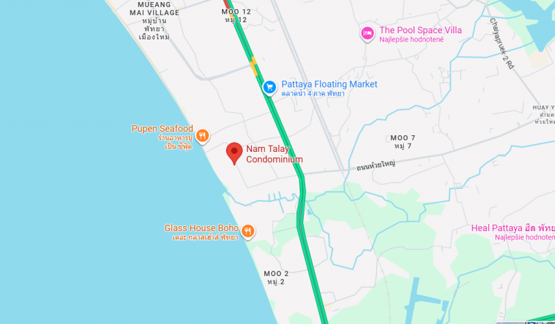 Thajsko-Pattaya-2 izbový apartmán-Nam Talay Condominium - 20