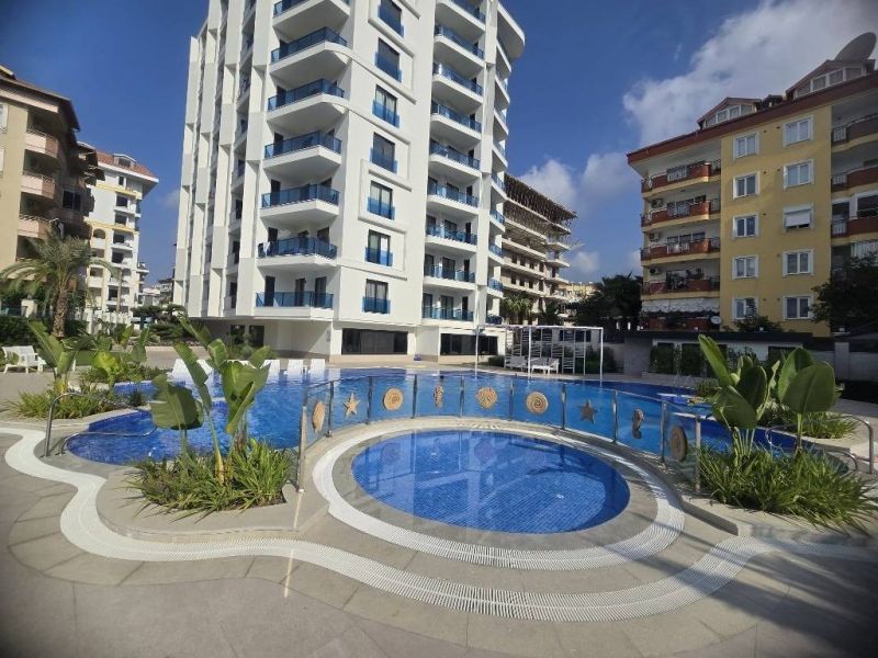 Zariadený apartmán s výhľadom na more v Alanyi – centrum APM - 1