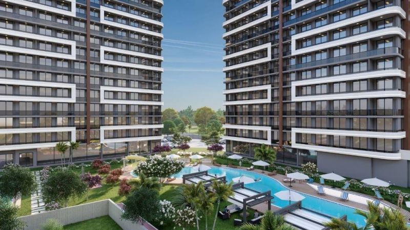 Nové apartmány v Mersin Tömük, pešia vzdialenosť od mora APM - 1