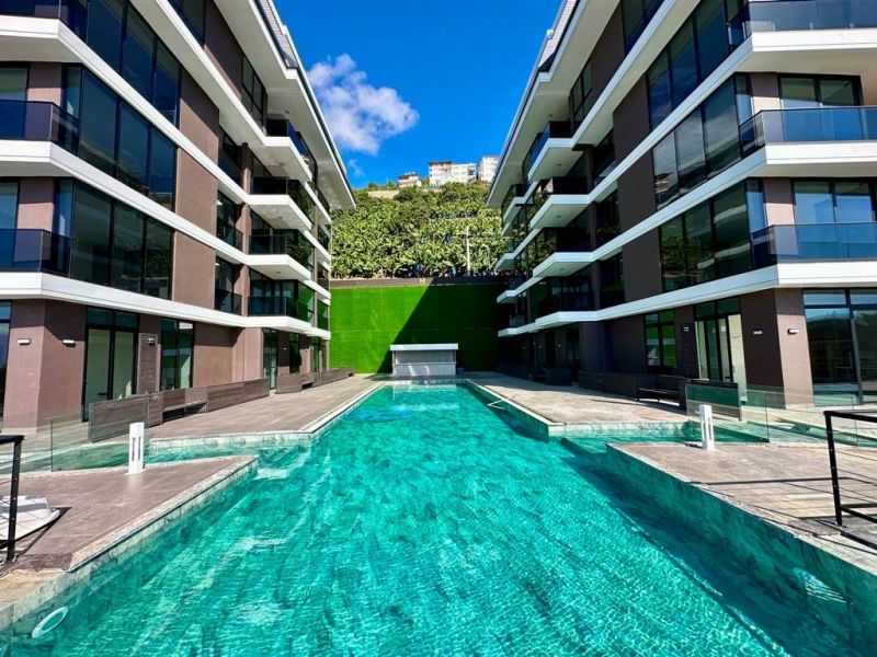 Byt v novostavbe s výhľadom na more v centre mesta Alanya APM - 1