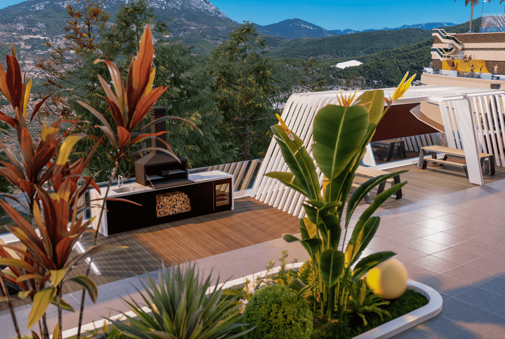 Zažite luxusné bývanie s úchvatným výhľadom na more v Kargıcak, Alanya APM - 20