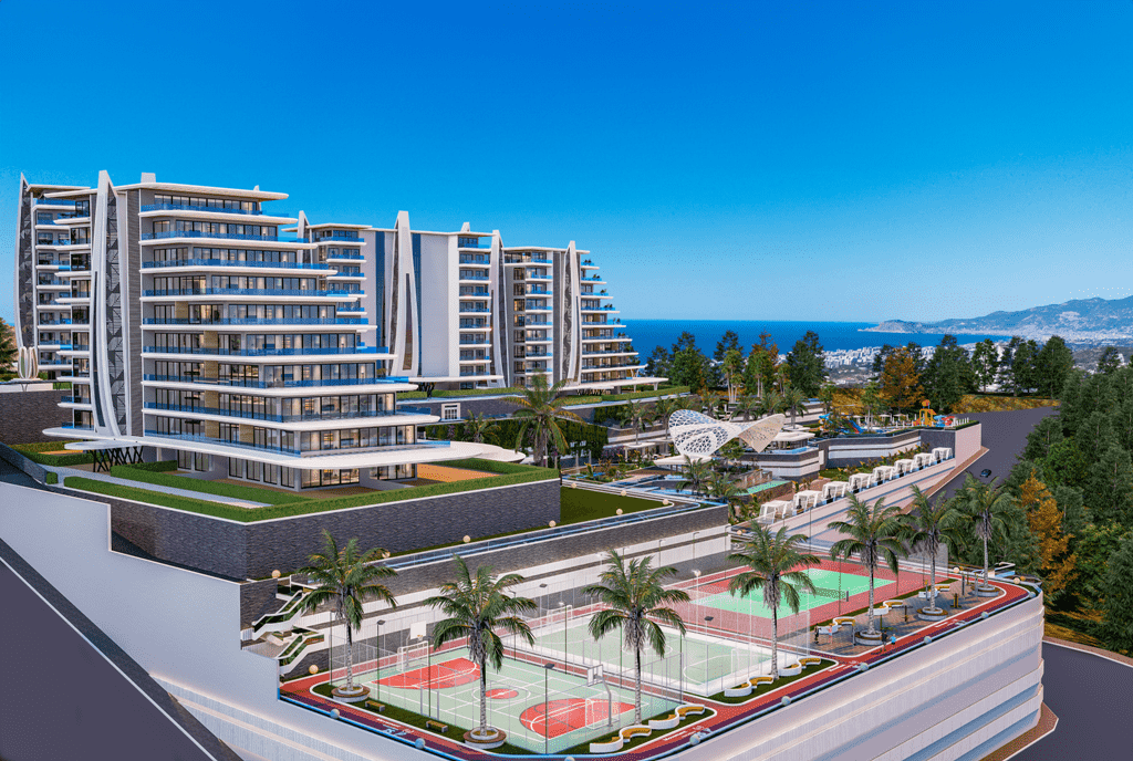 Zažite luxusné bývanie s úchvatným výhľadom na more v Kargıcak, Alanya APM - 12