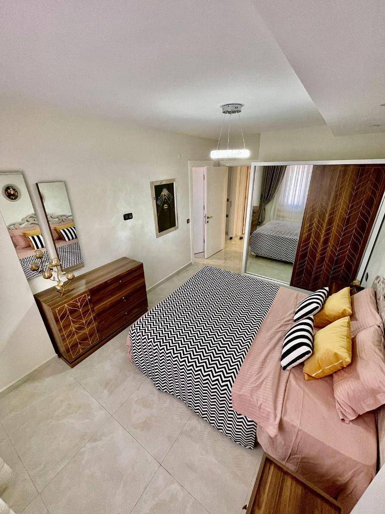 Zariadený apartmán v prvej línii pri mori Alanya Mahmutlar APM - 12