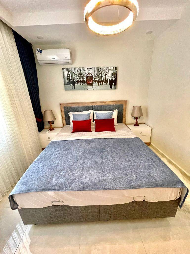 Zariadený apartmán v prvej línii pri mori Alanya Mahmutlar APM - 13