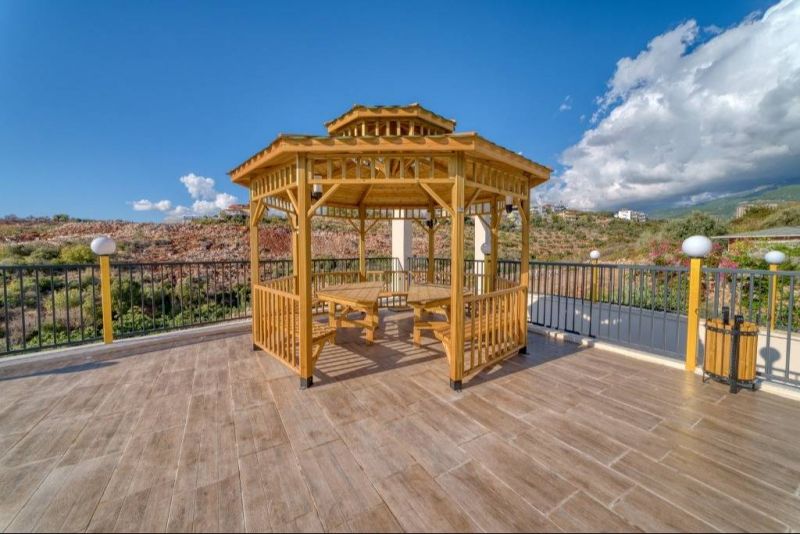 Dokončené apartmány v tichej lokalite v Alanyi Kestel. APM - 14