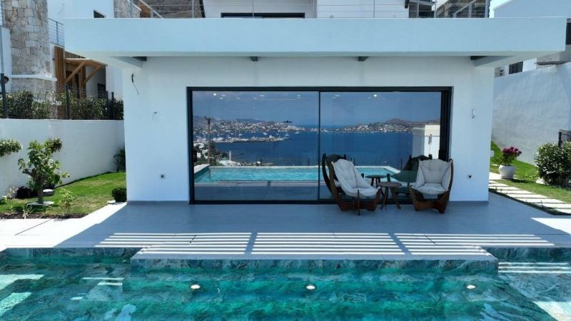 Luxusná vila 4+1 s hosťovským apartmánom Bodrum Yalıkavak APM - 23