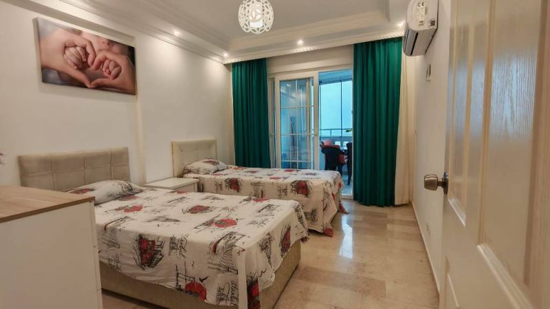 Plne zariadený 2+1 byt s výhľadom na more Alanya Tosmur APM - 9