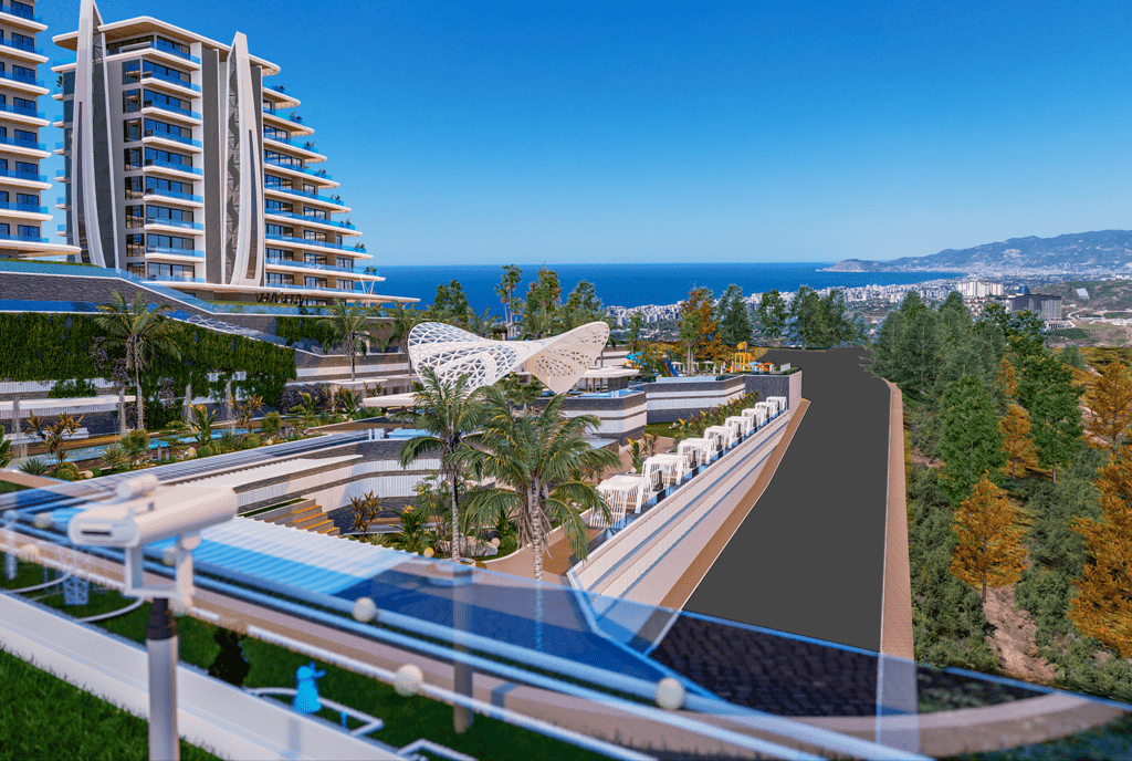 Zažite luxusné bývanie s úchvatným výhľadom na more v Kargıcak, Alanya APM - 18