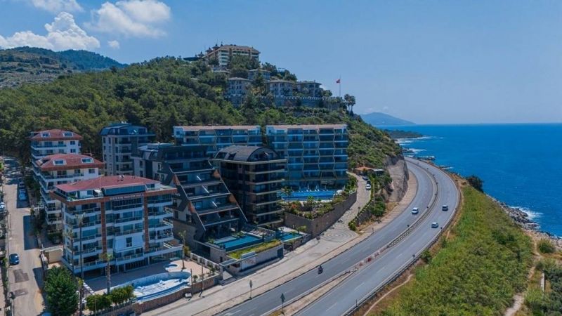 Prvotriedne bývanie s výhľadom na more Alanya Kargıcak  APM - 2