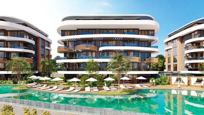 Nové byty vo výstavbe s krásnym panoramatickým výhľadom, Alanya - Kestel APM - 20