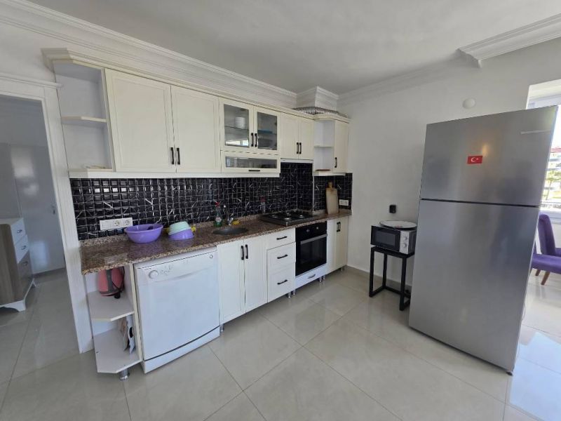 Zariadený trojizbový byt s výhľadom na more Alanya Konaklı Turecko APM - 6