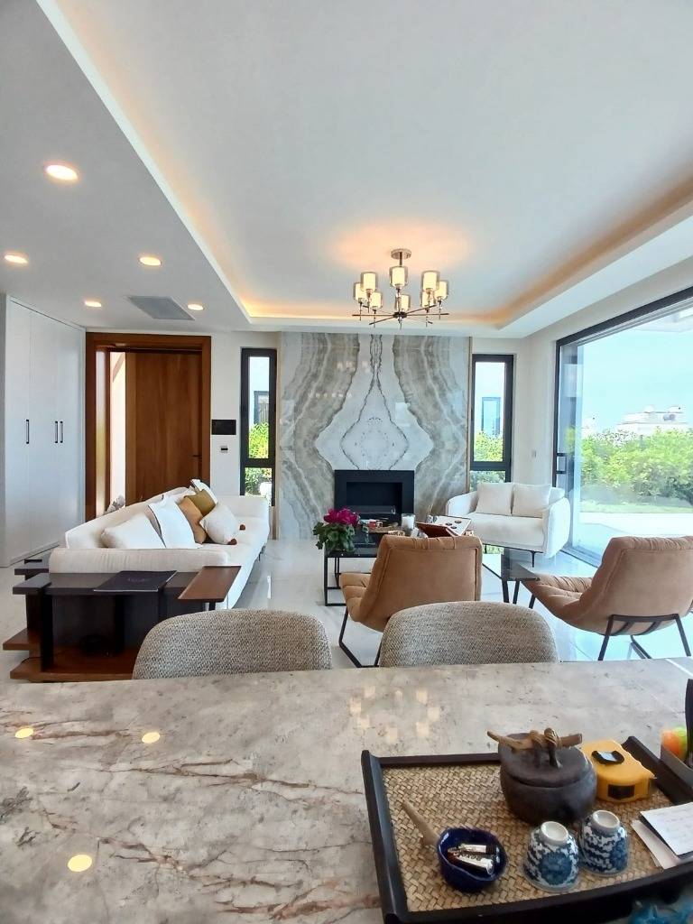 Luxusná vila 4+1 s hosťovským apartmánom Bodrum Yalıkavak APM - 5