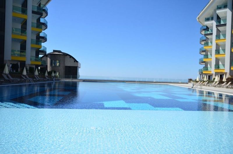 Zariadený byt s výhľadom na more Alanya Kargıcak Turecko APM - 23