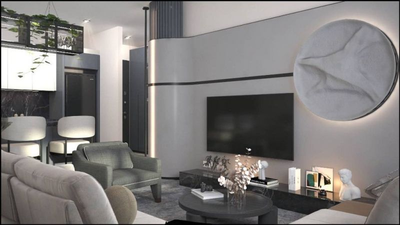 Štýlovo moderné apartmány sa nachádzajú v Erdemli, Mersin APM - 2