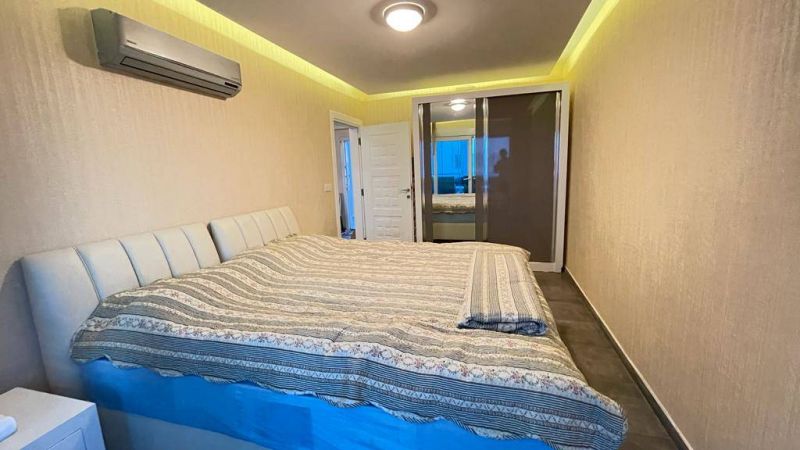 Krásny zariadený apartmán s výhľadom na more Alanya - Kestel APM - 7