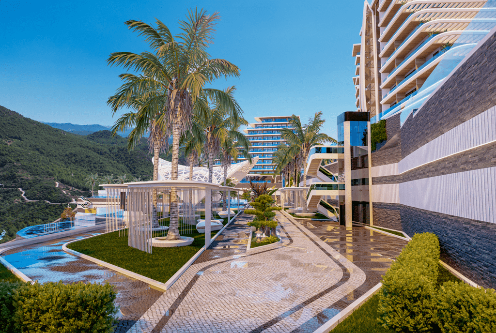 Zažite luxusné bývanie s úchvatným výhľadom na more v Kargıcak, Alanya APM - 24