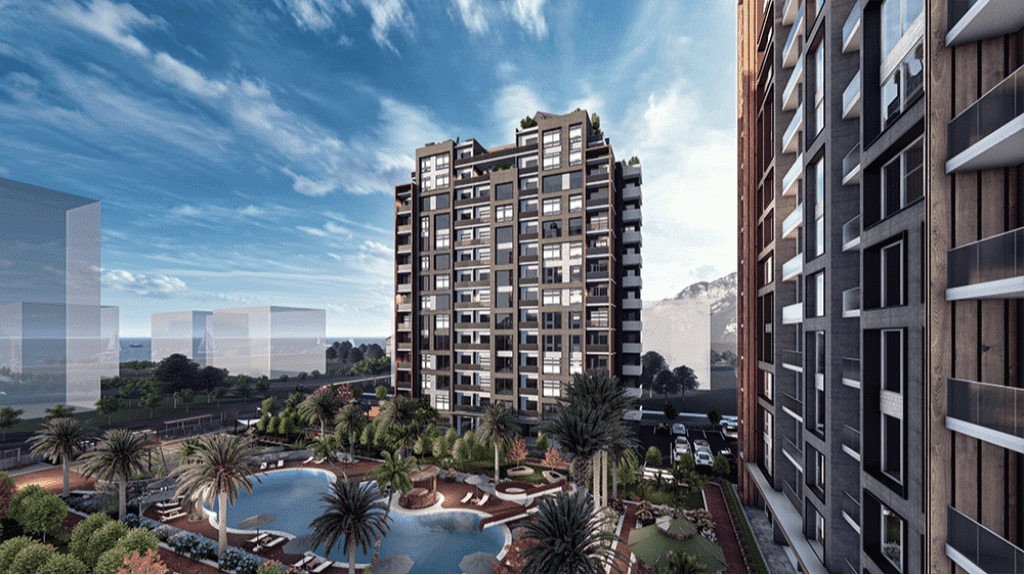 Byty na predaj Mersin Tece - sa nachádzajú v jednej z najobľúbenejších lokalít mesta APM - 12