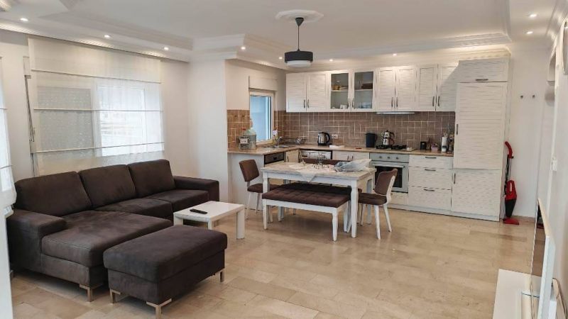 Plne zariadený 2+1 byt s výhľadom na more Alanya Tosmur APM - 5