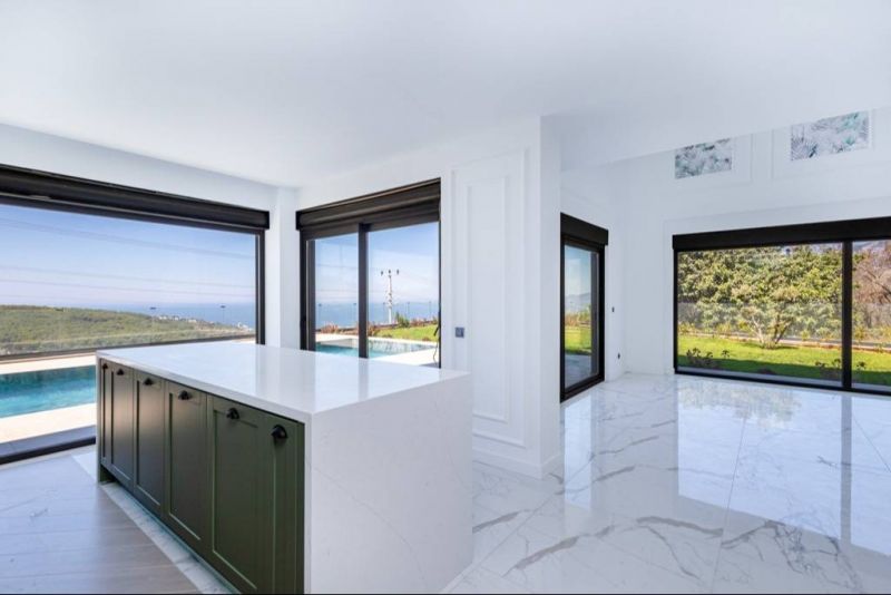 Luxusná vila s úchvatným výhľadom na more v Alanyi - Kargıcak APM - 5