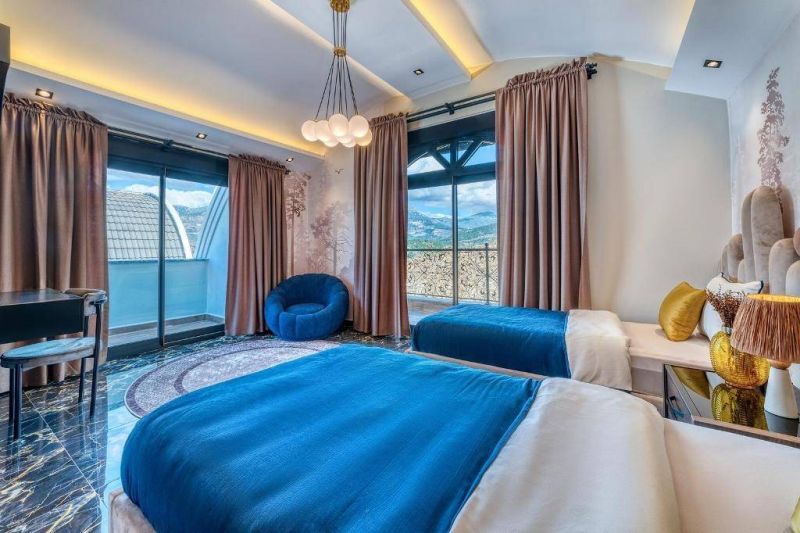 Luxusná vila s úchvatným výhľadom v Alanyi - Kargıcak, vhodná na turecké občianstvo APM - 21