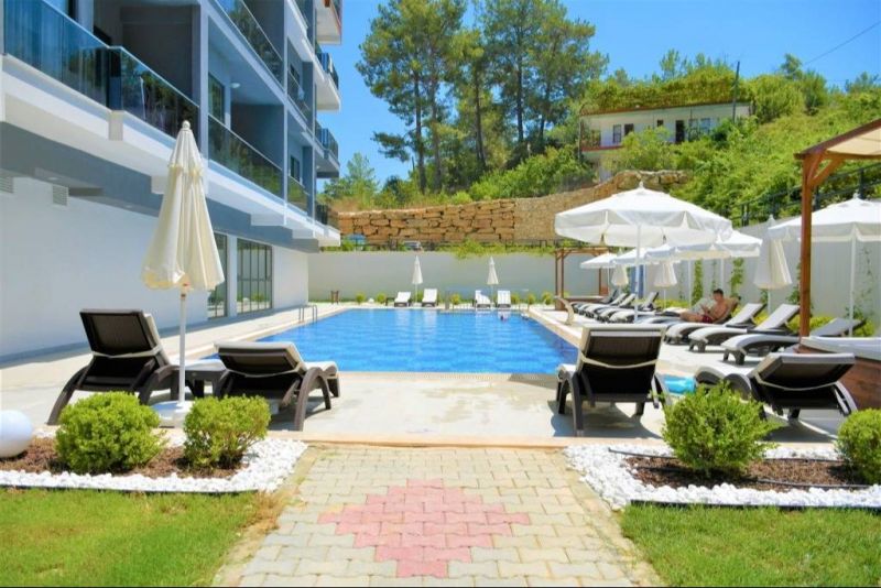 Cenovo výhodný apartmán s relax zónou v tichej časti Alanya Avsallar APM - 1