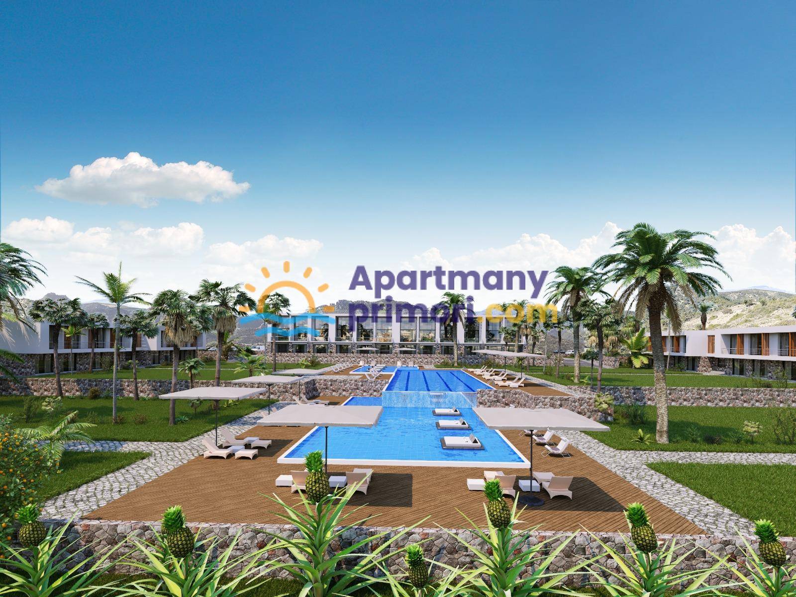 Apartmánové štúdio, eko-wellness rezort Deja Blue, Severný Cyprus